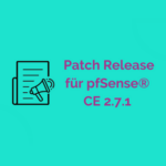 PatchRelease für PfSense